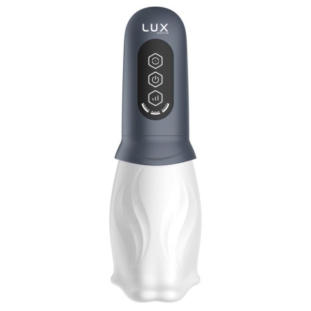 Masturbator LUX active First Class - rotacyjny mechanizm 360° z miękkimi wypustkami TPE, długość 20,8 cm - 3