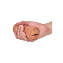 M For Men Isabella Mocha - stymulator ustny TPE z żebrowanym kanałem i pociskiem 1×AAA, 12,9 × 4,3 cm - 5