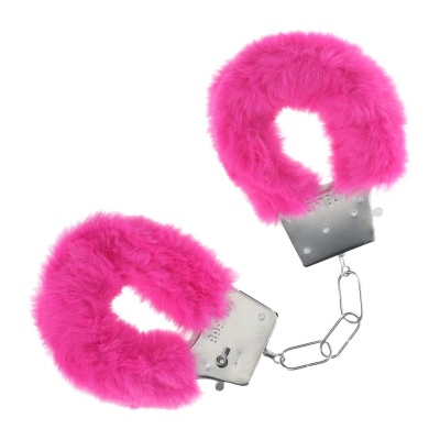Classic Fluffy Handcuffs - Pink - 1