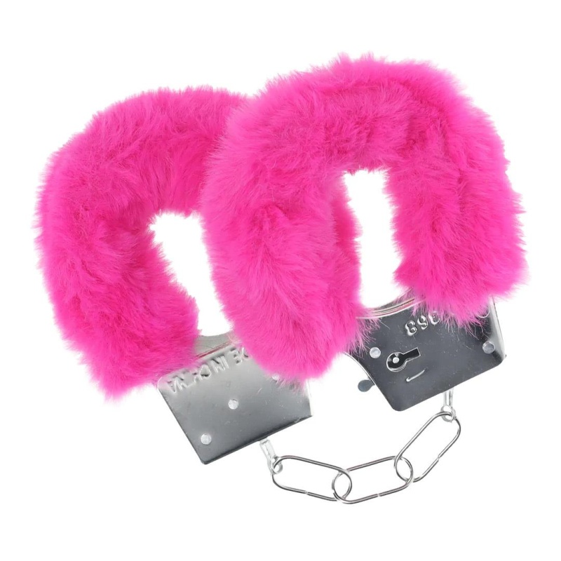 Classic Fluffy Handcuffs - Pink - 3