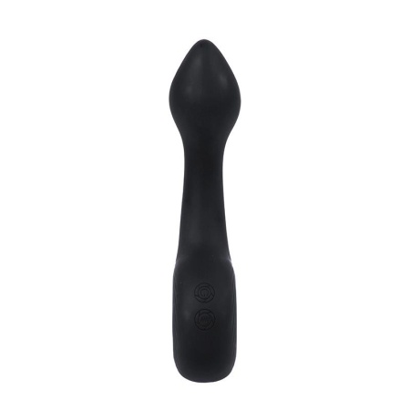 Wibrujący plug analny 14 cm z 12 programami wibracji i silikonową powłoką - 3