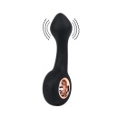 Wibrujący plug analny 14 cm z 12 programami wibracji i silikonową powłoką - 4