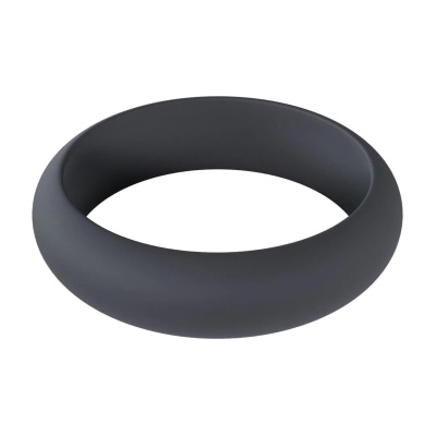 Wide O Silicone Cockring - XXL - 55mm - Black - 1