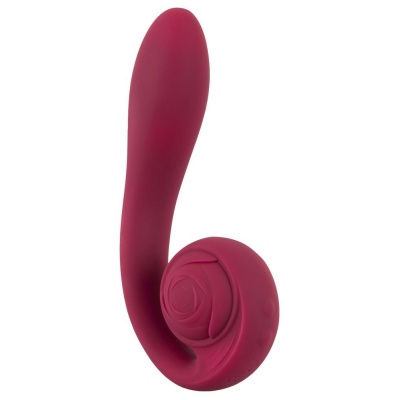 Wibrator Rose Bendable – giętki stymulator punktu G i łechtaczki, 2 silniki, 20,1 cm - 1 2