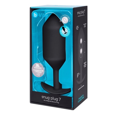 B-VIBE SNUG PLUG 7 BLACK - 1