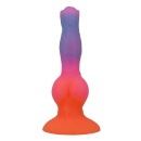 Dildo silikonowe Hercules 21,5 cm z teksturą i przyssawką - 4