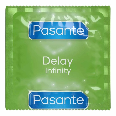 Prezerwatywy opóźniające Delay Infinity 144 szt. – 53 mm, 190 mm, przezroczyste - 2