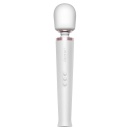 Masażer Le Wand Pearl White – akumulatorowa różdżka z silikonową głowicą, długość 33,5 cm - 2