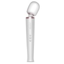 Masażer Le Wand Pearl White – akumulatorowa różdżka z silikonową głowicą, długość 33,5 cm - 3