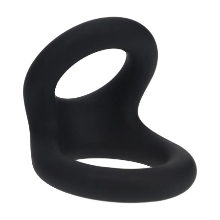 Double O Silicone Cockring - S - Black - 1