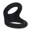 Double O Silicone Cockring - S - Black - 1