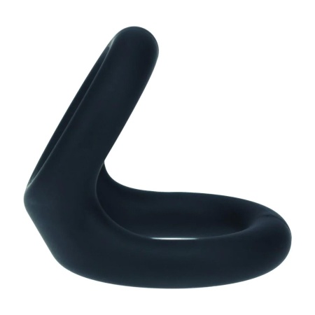 Double O Silicone Cockring - S - Black - 4