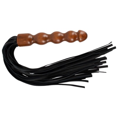 Leather Flogger Wood - 1 2