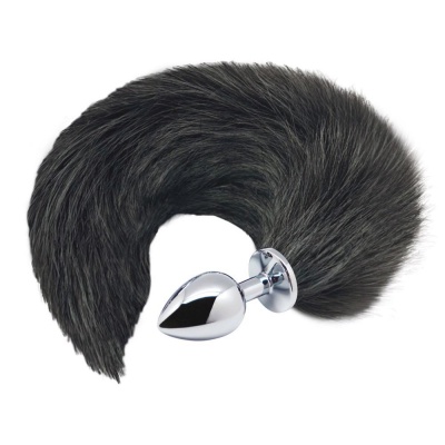 Alive Black&White Fox Tail S - 1 2