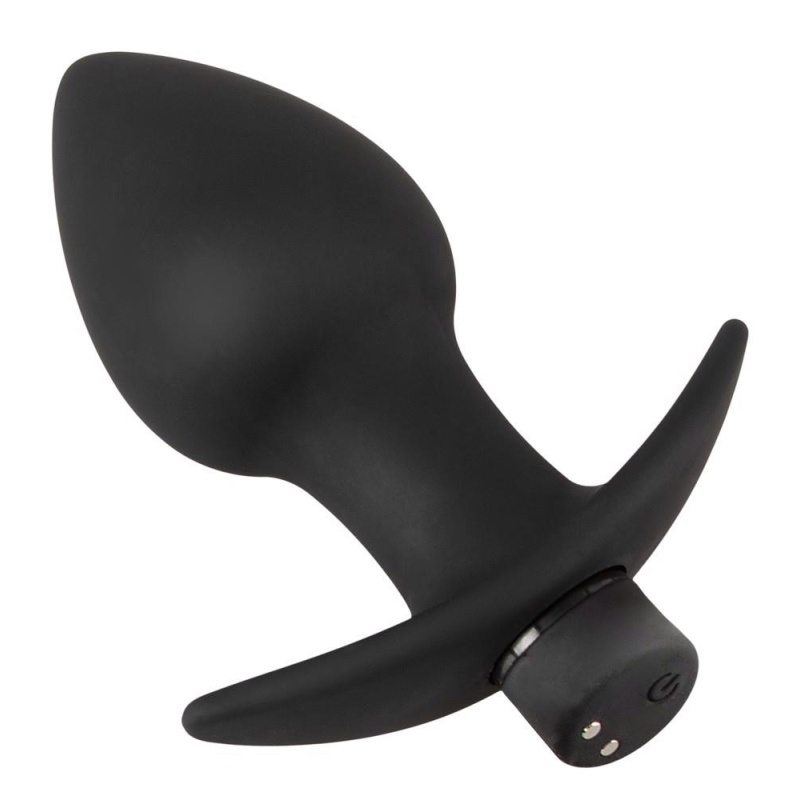 Zestaw 3 wtyczek odbytowych Black Velvets z wibratorem kulkowym 10 trybów, silikon, 3,3–4,5 cm - 5