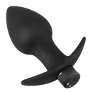 Zestaw 3 wtyczek odbytowych Black Velvets z wibratorem kulkowym 10 trybów, silikon, 3,3–4,5 cm - 5