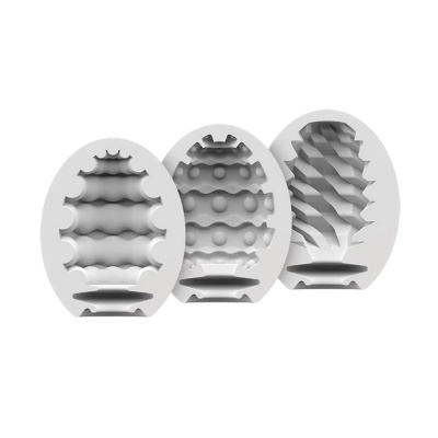 Masturbator Egg 3er Set Riffle,Bubble,Fierce - 1 2