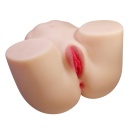 Masturbator dwukanałowy Julia z technologią Sort Skin, 34 cm - 3