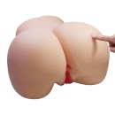 Masturbator dwukanałowy Julia z technologią Sort Skin, 34 cm - 7