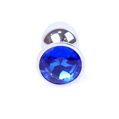 MyLove Toys - Jewellery Silver PLUG- Dark Blue - 1