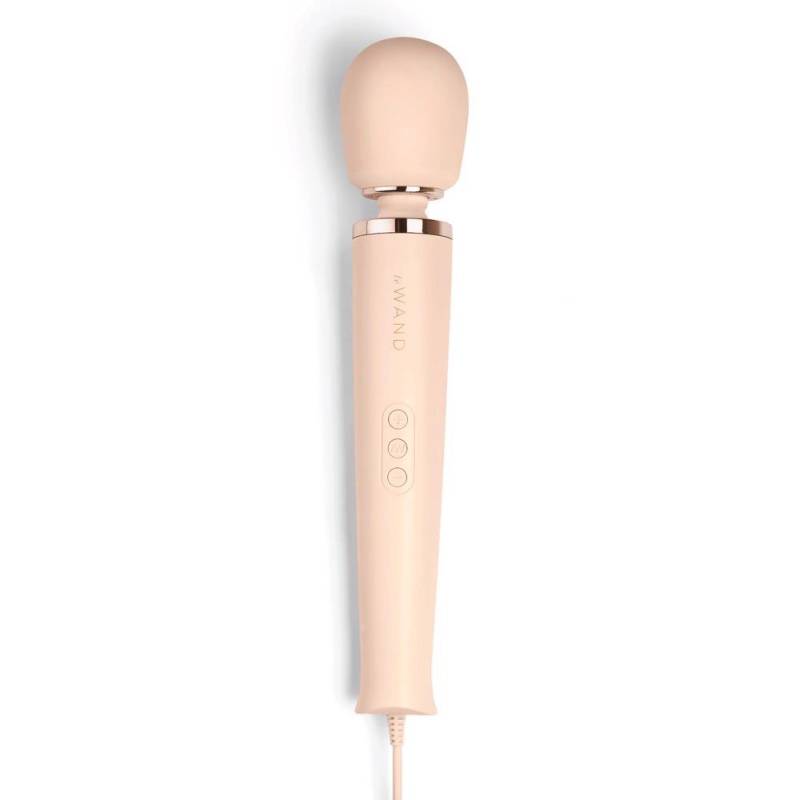 Masażer wibracyjny Le Wand Powerful Plug-In Cream - zasilanie sieciowe, 6 trybów, 10 intensywności, 34 cm - 2