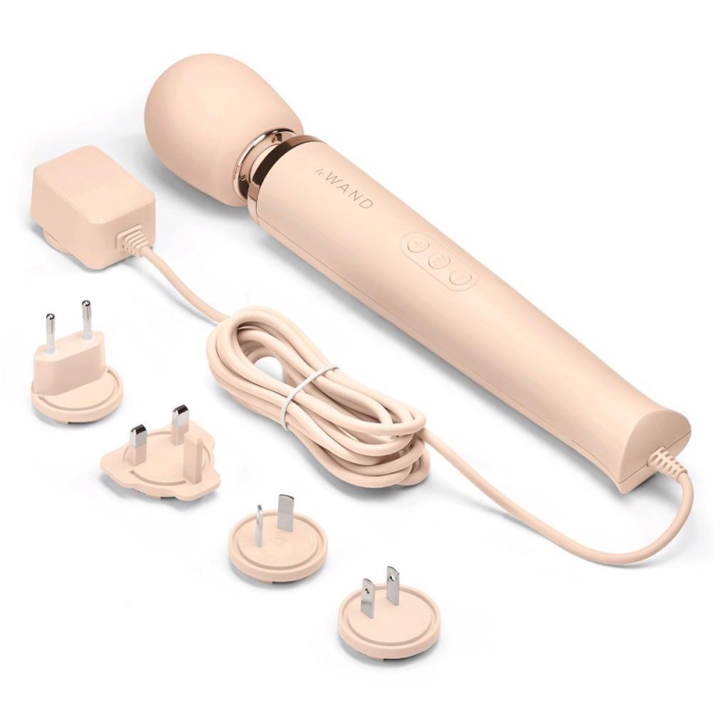 Masażer wibracyjny Le Wand Powerful Plug-In Cream - zasilanie sieciowe, 6 trybów, 10 intensywności, 34 cm - 6