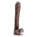 DR. SKIN MR. ED 13INCH DILDO CHOCOLATE - 3