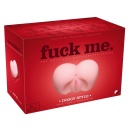 Masturbator Fuck me Doggy Style – dwukanałowa imitacja pośladków z TPE, 19 × 27,5 × 13 cm - 1