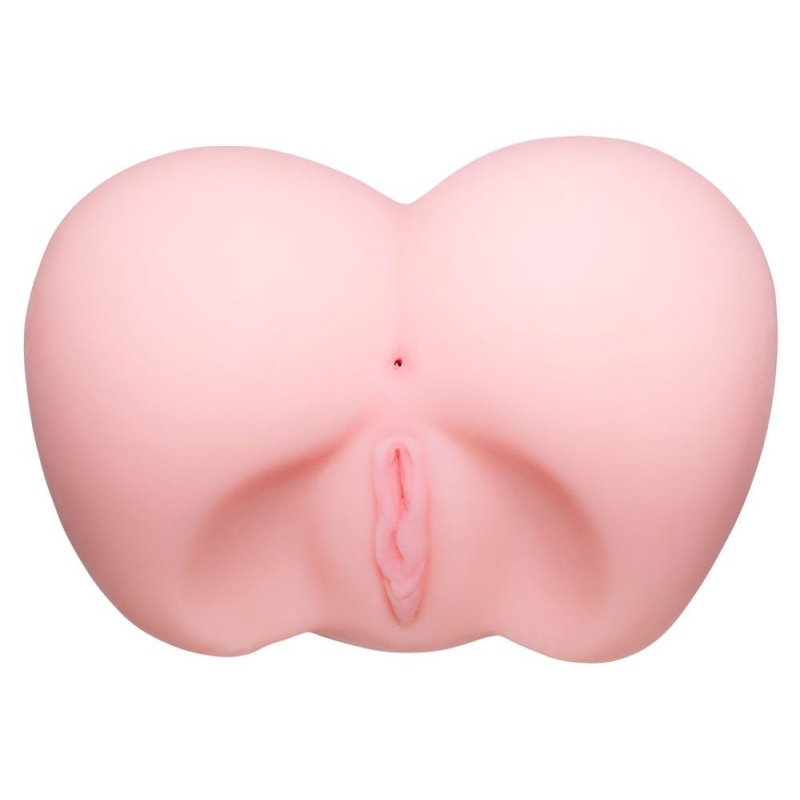 Masturbator Fuck me Doggy Style – dwukanałowa imitacja pośladków z TPE, 19 × 27,5 × 13 cm - 2