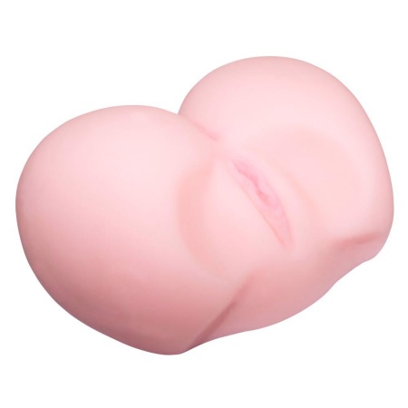 Masturbator Fuck me Doggy Style – dwukanałowa imitacja pośladków z TPE, 19 × 27,5 × 13 cm - 3