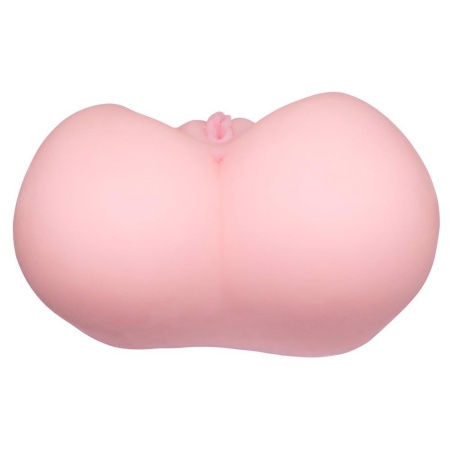 Masturbator Fuck me Doggy Style – dwukanałowa imitacja pośladków z TPE, 19 × 27,5 × 13 cm - 4