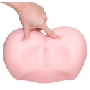 Masturbator Fuck me Doggy Style – dwukanałowa imitacja pośladków z TPE, 19 × 27,5 × 13 cm - 7