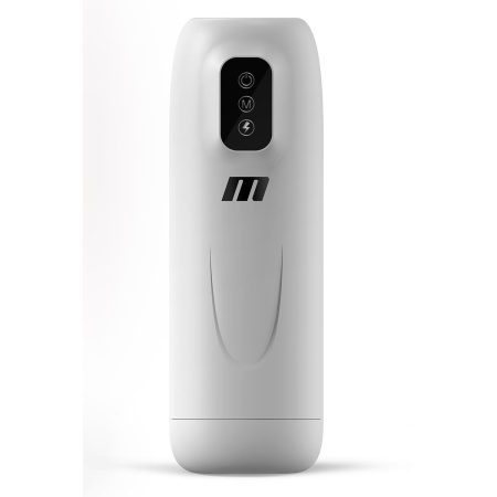 Masturbator męski M FOR MEN ROBO-BATOR WHITE - 7 trybów wibracji i 7 trybów stymulacji, długość całkowita 25,4 cm - 2