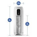 Masturbator męski M FOR MEN ROBO-BATOR WHITE - 7 trybów wibracji i 7 trybów stymulacji, długość całkowita 25,4 cm - 3