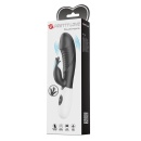 Rasmussen Dual Vibrator Black Edition - elastyczny podwójny stymulator punktu G i łechtaczki, 30 trybów, 19,8 cm - 9
