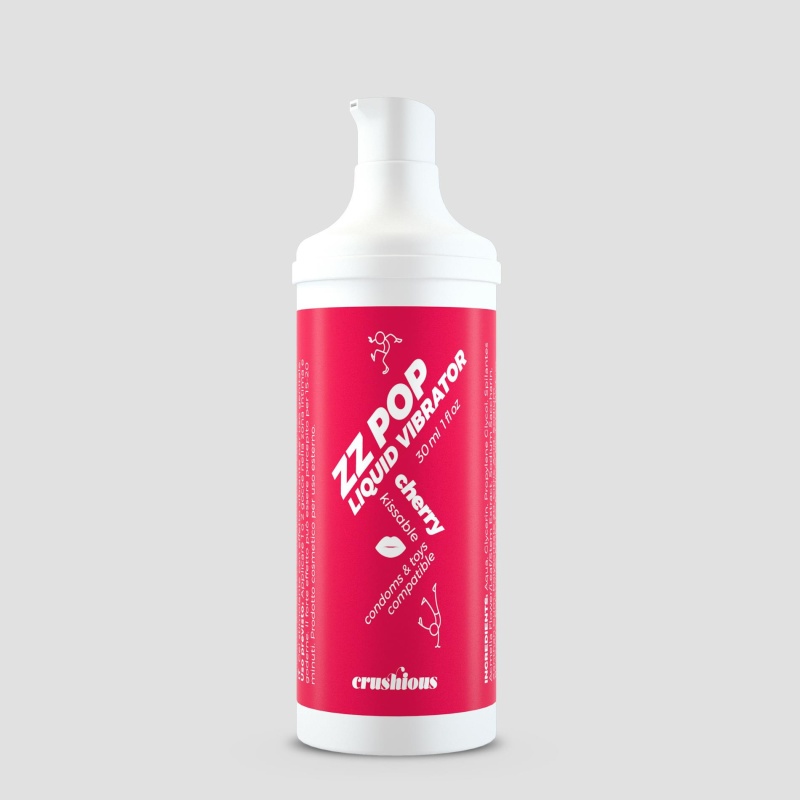 Płyn stymulujący ZZ POP Liquid Vibrator Cherry Aroma 30 ml - 1