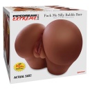 Masturbator Fuck My Silly Bubble Butt – realistyczne pośladki z podwójnym otworem (pochwowym i analnym), TPR, wysokość 30,5 cm - 1