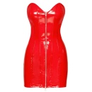 Vinyl Dress red S - 7