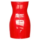 Vinyl Dress red S - 8