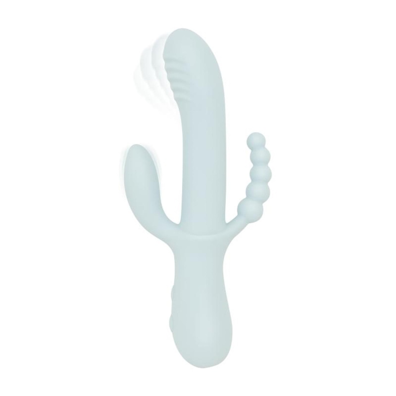 Good Vibes Only - Sage - Triple Stimulation Vibe - Blue - 1