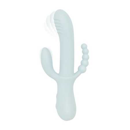 Good Vibes Only - Sage - Triple Stimulation Vibe - Blue - 1