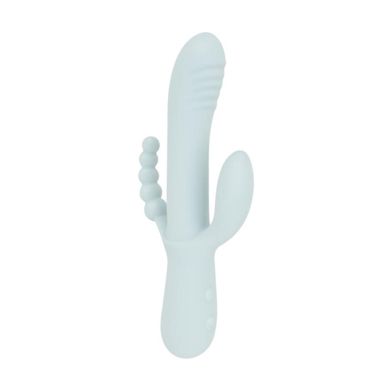 Good Vibes Only - Sage - Triple Stimulation Vibe - Blue - 4