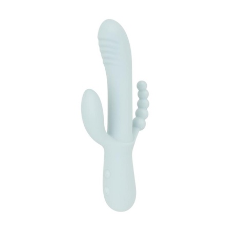 Good Vibes Only - Sage - Triple Stimulation Vibe - Blue - 8