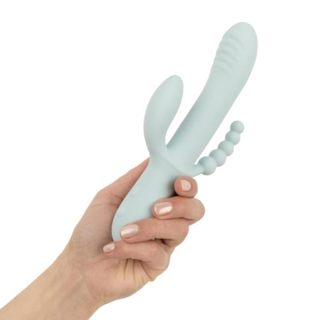 Good Vibes Only - Sage - Triple Stimulation Vibe - Blue - 9