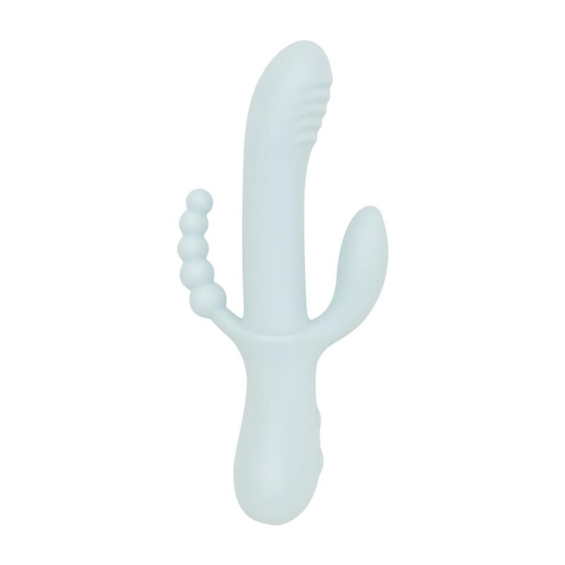 Good Vibes Only - Sage - Triple Stimulation Vibe - Blue - 10