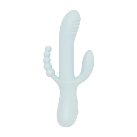 Good Vibes Only - Sage - Triple Stimulation Vibe - Blue - 10