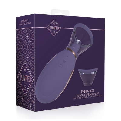 Enhance - Automatic - 13-Speed - Silicone - Rechargeable Vulva & Breast Pump - 1 2