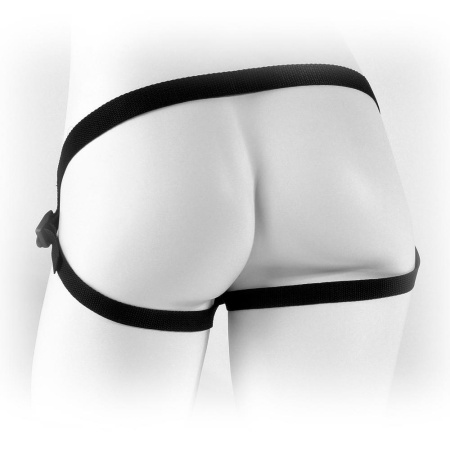 Uprząż strap-on Beginner's Harness Black – regulowana w talii do 112 cm i na udach do 102 cm, 3 pierścienie 3/4/5 cm - 3