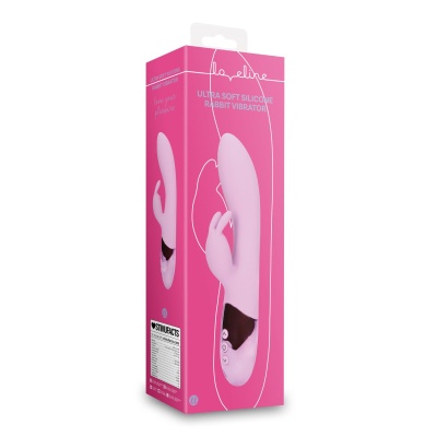 Ultra Soft Silicone Rabbit Vibrator - 1 2