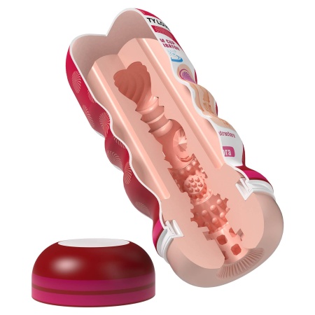 Masturbator próżniowy Flora z obrotową kulką 18 cm - 3